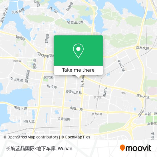 长航蓝晶国际-地下车库 map