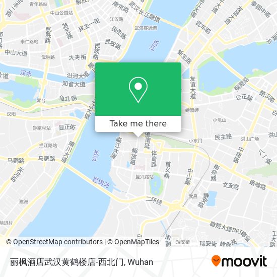 丽枫酒店武汉黄鹤楼店-西北门 map