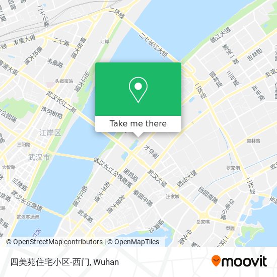 四美苑住宅小区-西门 map