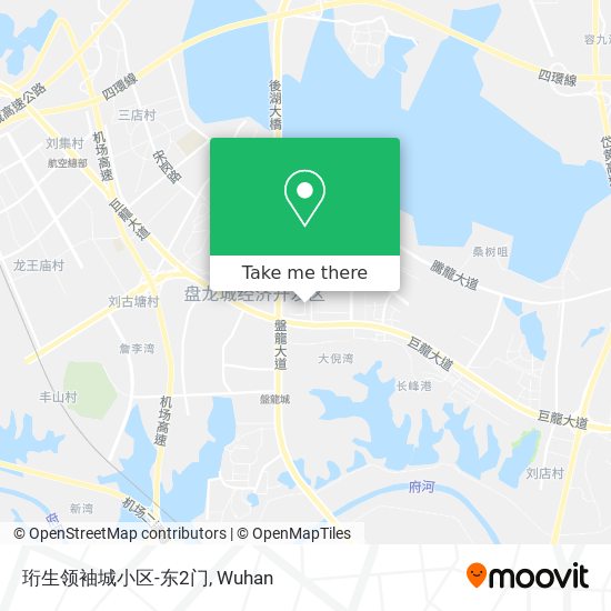 珩生领袖城小区-东2门 map