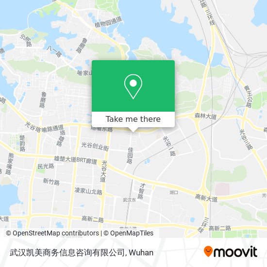 武汉凯美商务信息咨询有限公司 map