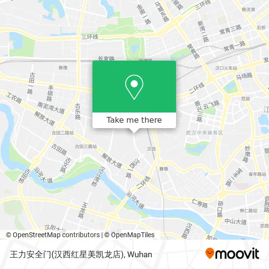 王力安全门(汉西红星美凯龙店) map