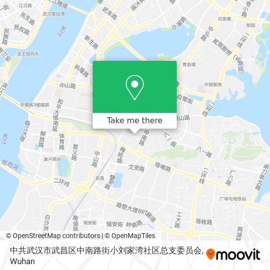 中共武汉市武昌区中南路街小刘家湾社区总支委员会 map