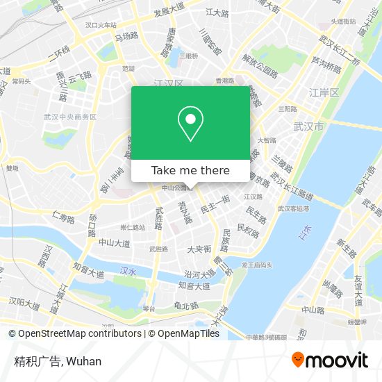 精积广告 map