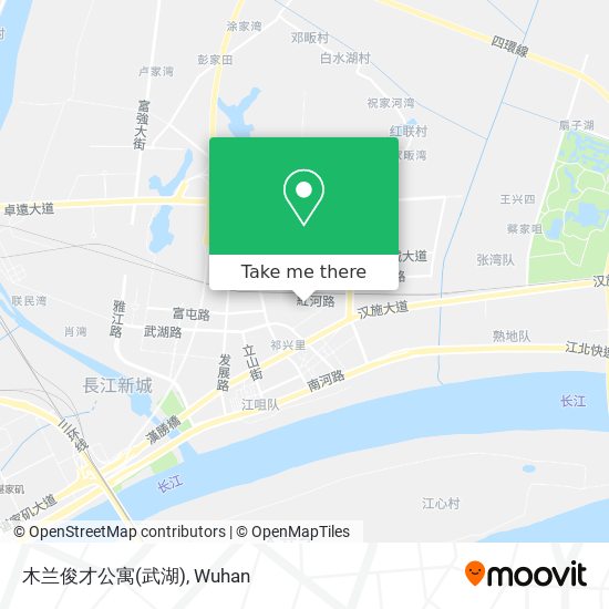 木兰俊才公寓(武湖) map