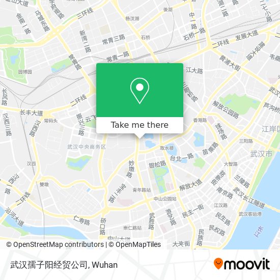 武汉孺子阳经贸公司 map