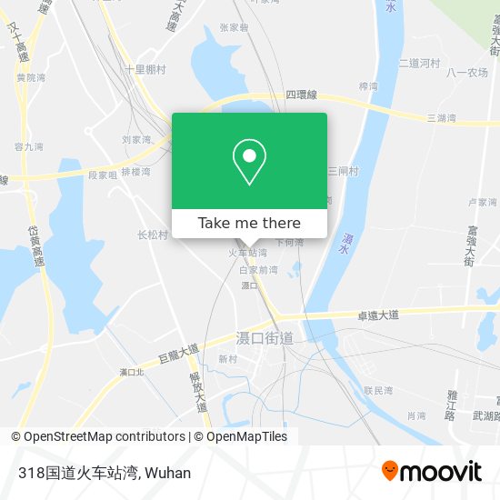 318国道火车站湾 map