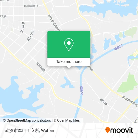武汉市军山工商所 map