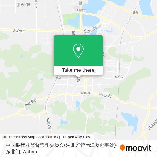 中国银行业监督管理委员会(湖北监管局江夏办事处)-东北门 map