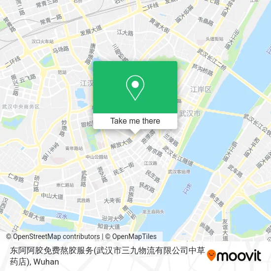 东阿阿胶免费熬胶服务(武汉市三九物流有限公司中草药店) map