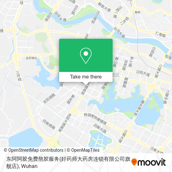东阿阿胶免费熬胶服务(好药师大药房连锁有限公司旗舰店) map
