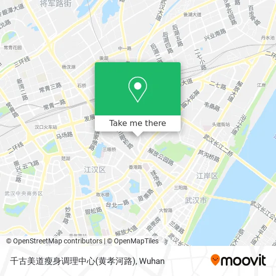 千古美道瘦身调理中心(黄孝河路) map