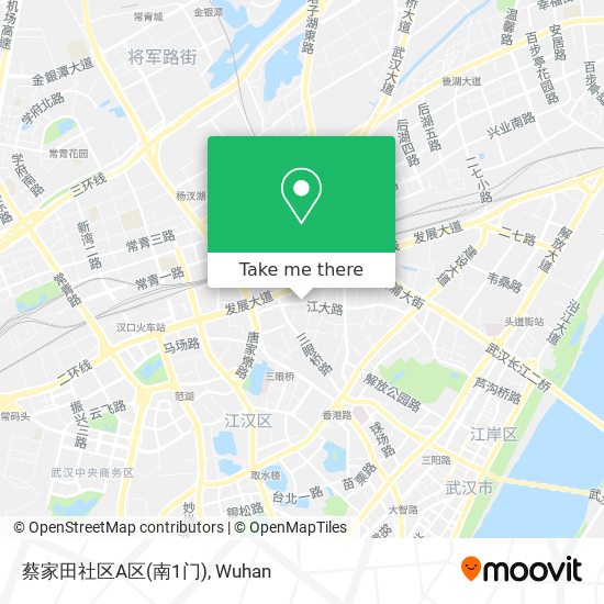 蔡家田社区A区(南1门) map