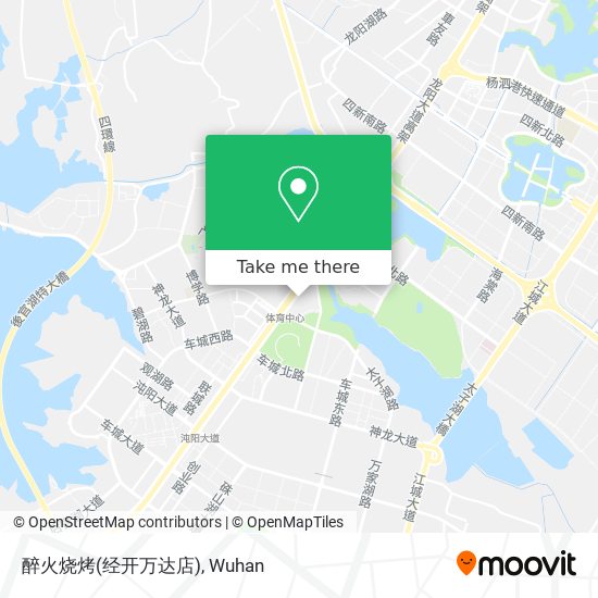 醉火烧烤(经开万达店) map