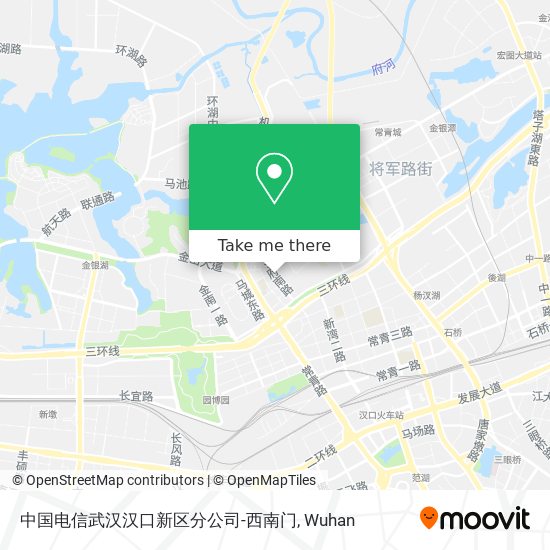 中国电信武汉汉口新区分公司-西南门 map