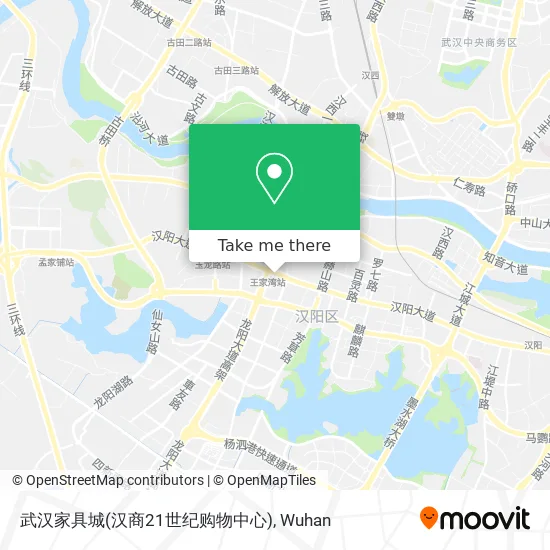 武汉家具城(汉商21世纪购物中心) map