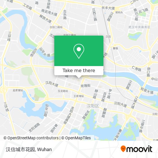 汉信城市花园 map