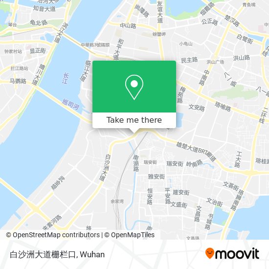 白沙洲大道栅栏口 map