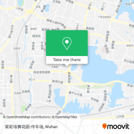 紫菘珞狮花园-停车场 map