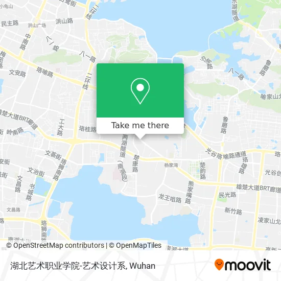 湖北艺术职业学院-艺术设计系 map