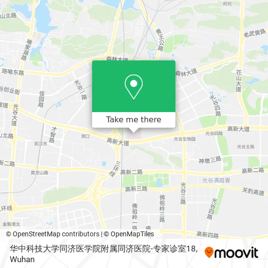 华中科技大学同济医学院附属同济医院-专家诊室18 map