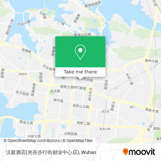 汉庭酒店(光谷步行街创业中心店) map