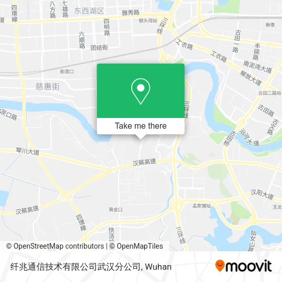 纤兆通信技术有限公司武汉分公司 map