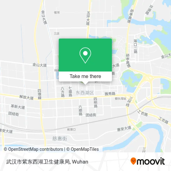 武汉市紫东西湖卫生健康局 map