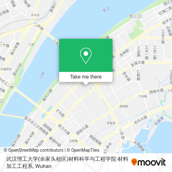 武汉理工大学(余家头校区)材料科学与工程学院-材料加工工程系 map
