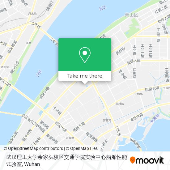 武汉理工大学余家头校区交通学院实验中心船舶性能试验室 map