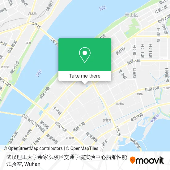 武汉理工大学余家头校区交通学院实验中心船舶性能试验室 map