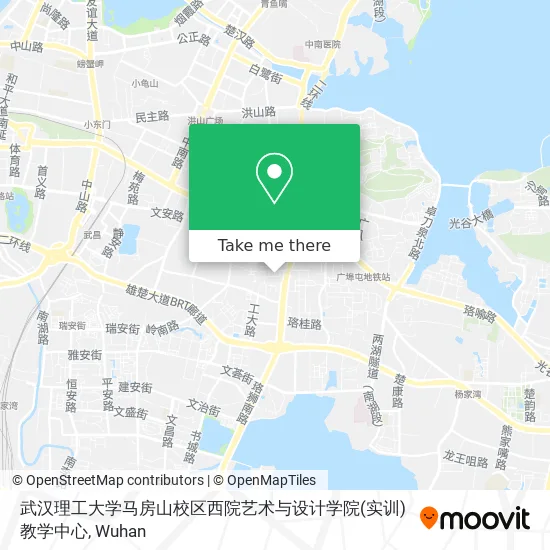 武汉理工大学马房山校区西院艺术与设计学院(实训)教学中心 map
