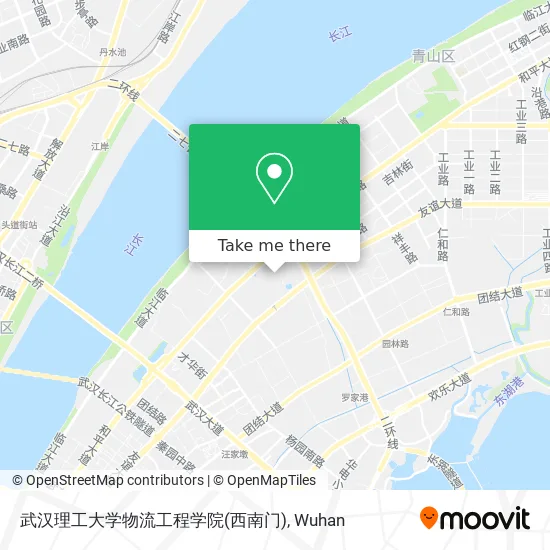 武汉理工大学物流工程学院(西南门) map