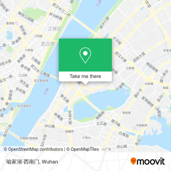 喻家湖-西南门 map