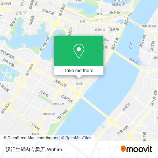 汉汇生鲜肉专卖店 map