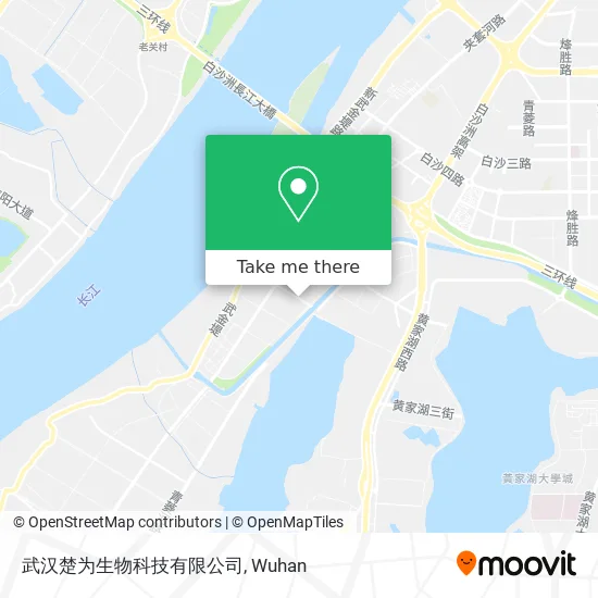 武汉楚为生物科技有限公司 map