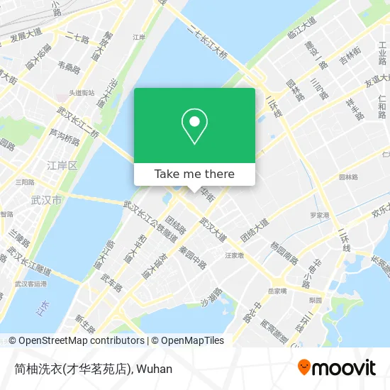 简柚洗衣(才华茗苑店) map