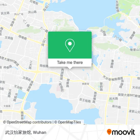 武汉怡家旅馆 map