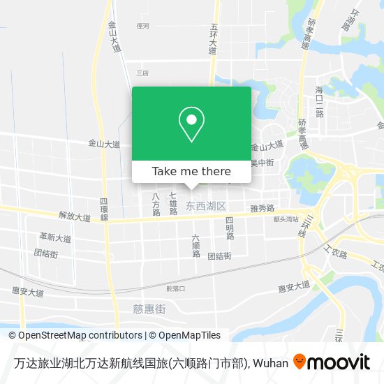 万达旅业湖北万达新航线国旅(六顺路门市部) map