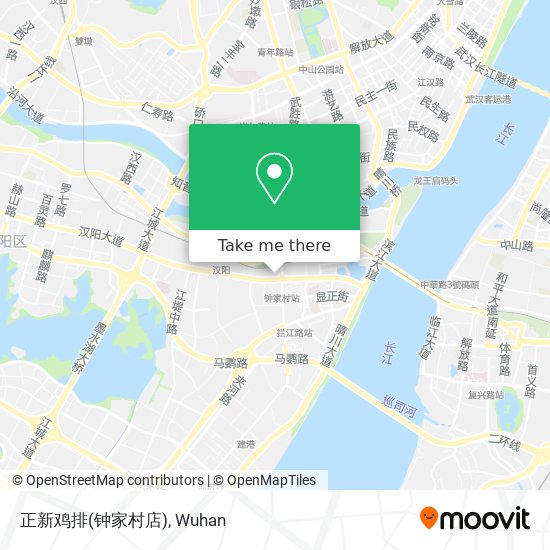 正新鸡排(钟家村店) map