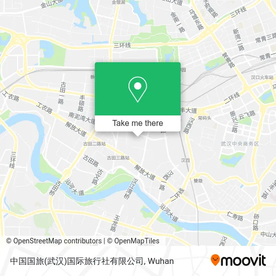 中国国旅(武汉)国际旅行社有限公司 map