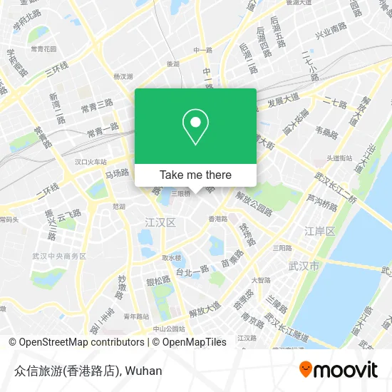 众信旅游(香港路店) map