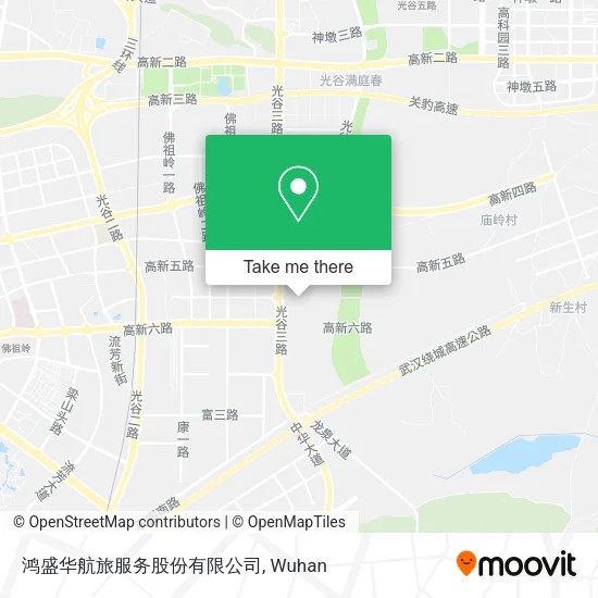 鸿盛华航旅服务股份有限公司 map