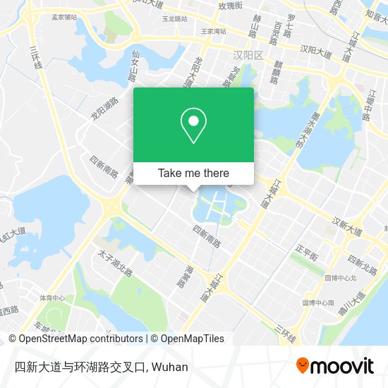 四新大道与环湖路交叉口 map