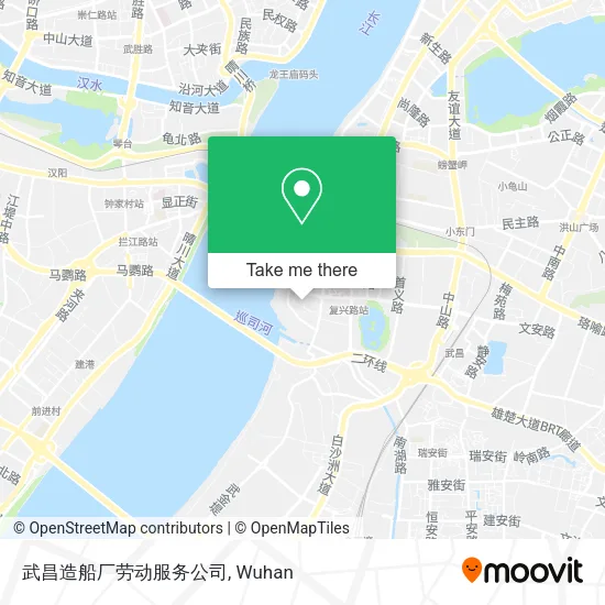 武昌造船厂劳动服务公司 map