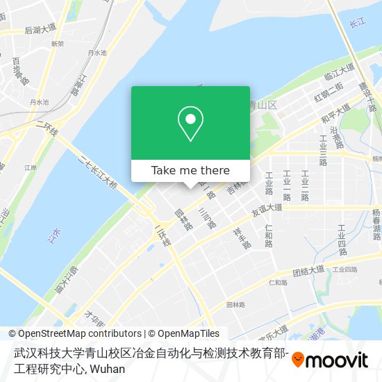 武汉科技大学青山校区冶金自动化与检测技术教育部-工程研究中心 map