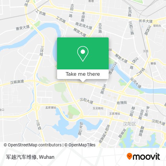 军越汽车维修 map