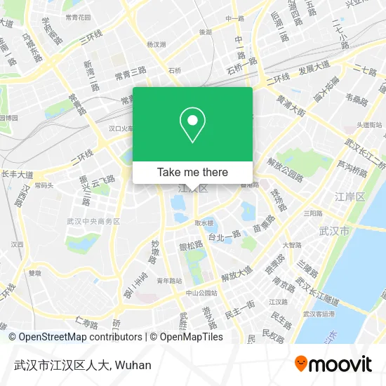 武汉市江汉区人大 map