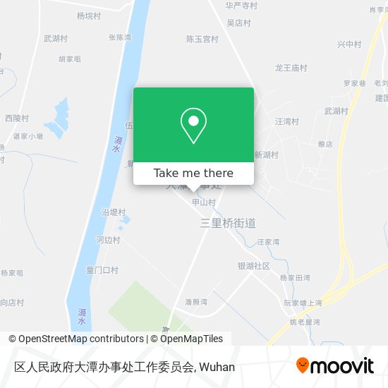 区人民政府大潭办事处工作委员会 map