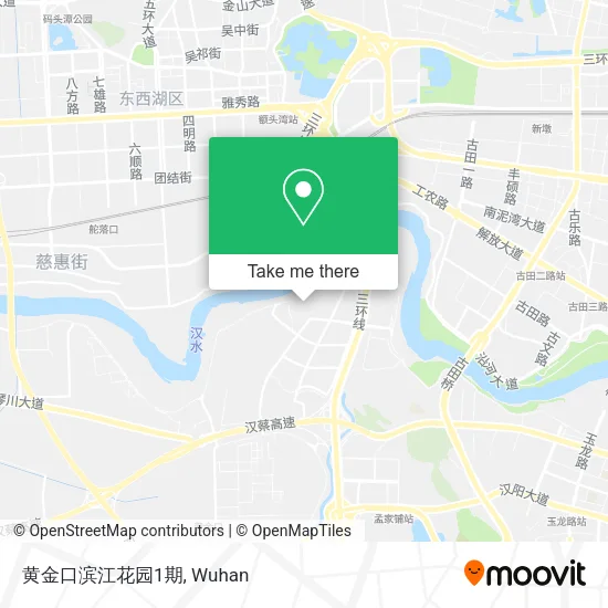 黄金口滨江花园1期 map